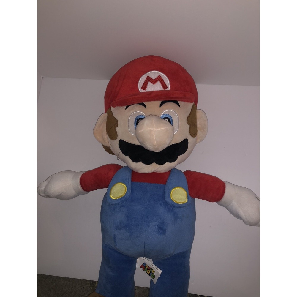 Nintendo Super Mario‎ 24" Plush Doll Jumbo Large Big Stuffed Toy ADULT OWNED